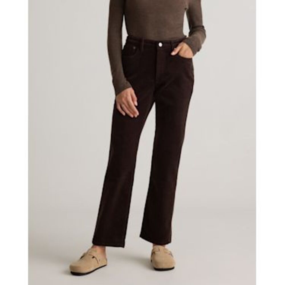 Quince Organic Stretch
Corduroy Straight Leg Pants
Espresso 14 - EUC